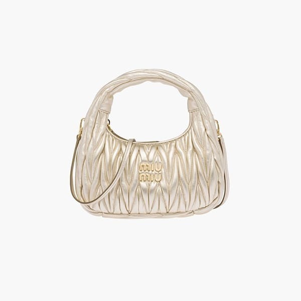 ミュウミュウ コピー Wander ミニホーボーバッグ 12色 5BC125 miu23231