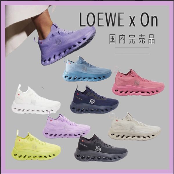 ユニークなデザインロエベ×Onコラボ 偽物クラウドティルト スニーカーL929282X15