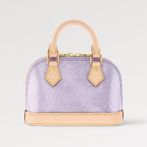 定番ルイヴィトン LV ナノ アルマ ヴェルニ 偽物 ショルダーバッグ M82974