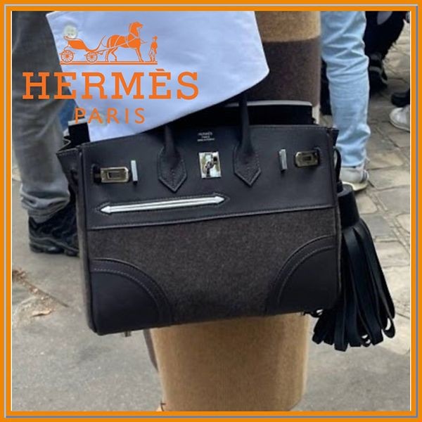 エルメス Go Team バーキン 25 N級品デカフリンジ付きバーキンh02206