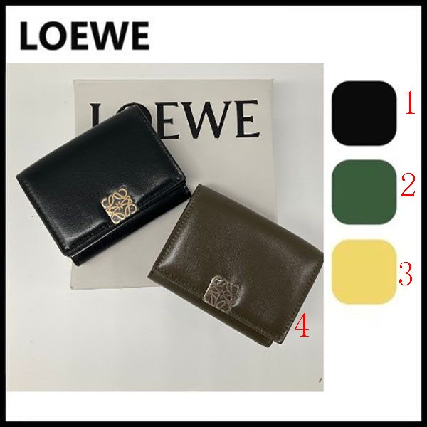 ロエベ パファー アナグラム トライフォールド ウォレット C821TR2X10