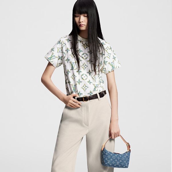 【キラキラ輝くLVロゴ♪】ルイヴィトン ヴィトンTシャツ コピー1AFGRT