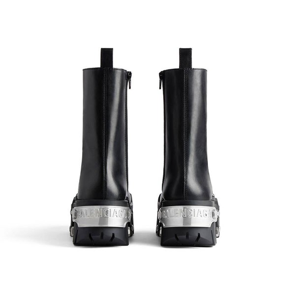 バレンシアガ BULLDOZER 偽物 レースアップブーツ 672502WBCQ11081