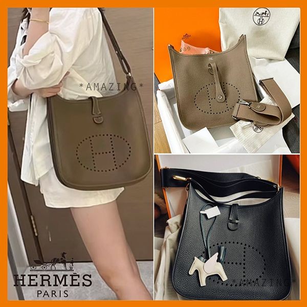 エレガント&キュートエルメス ショルダーポシェットエヴリンIII 29 H056277CC3Y