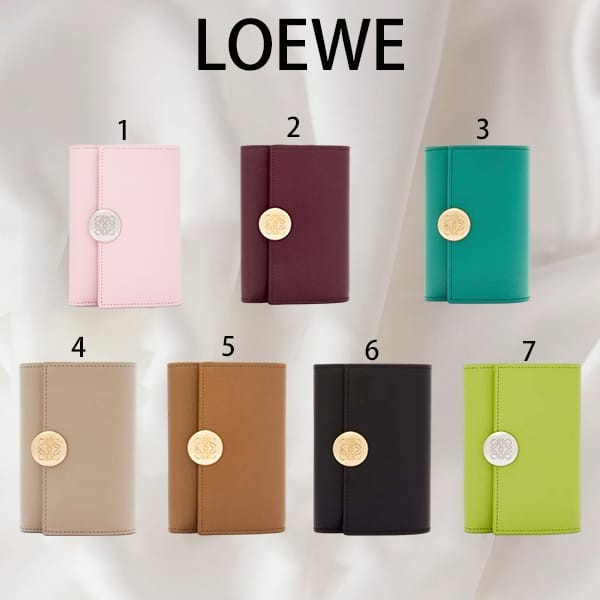 自然で可愛い☆ロエベ 偽物 ぺブル バーティカル ウォレット スモール 7色 CANBS33X01