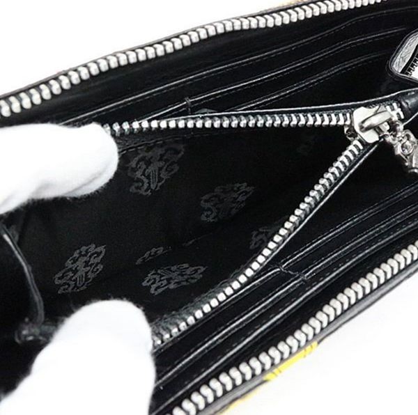 クロムハーツ REC F ZIP 2 キルテッドセメタリー 長財布 コピーレザー マルチカラー030839