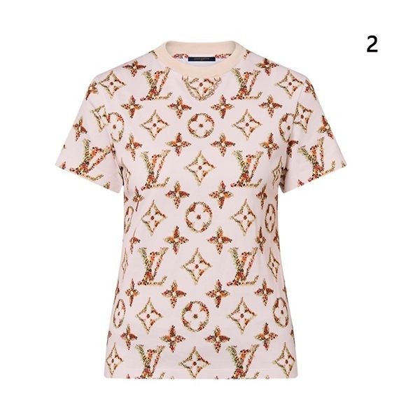 【キラキラ輝くLVロゴ♪】ルイヴィトン ヴィトンTシャツ コピー1AFGRT