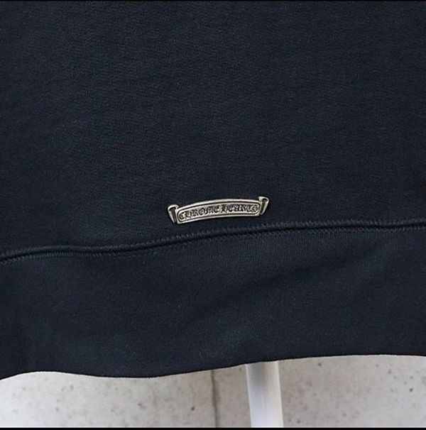 可愛いクロムハーツ クルーネック コピー裏起毛 スウェット ロゴ刺繡 長袖ch032035