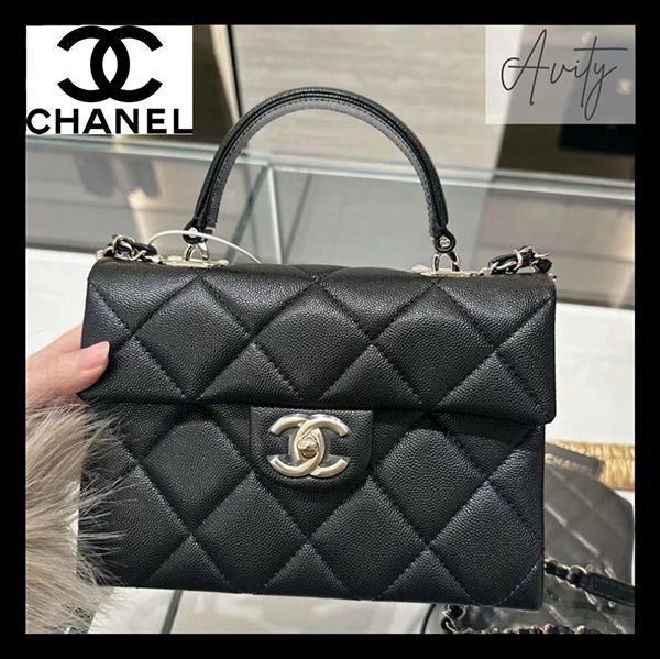 シャネル スモールトップハンドルフラップバッグ 偽物 cc04067