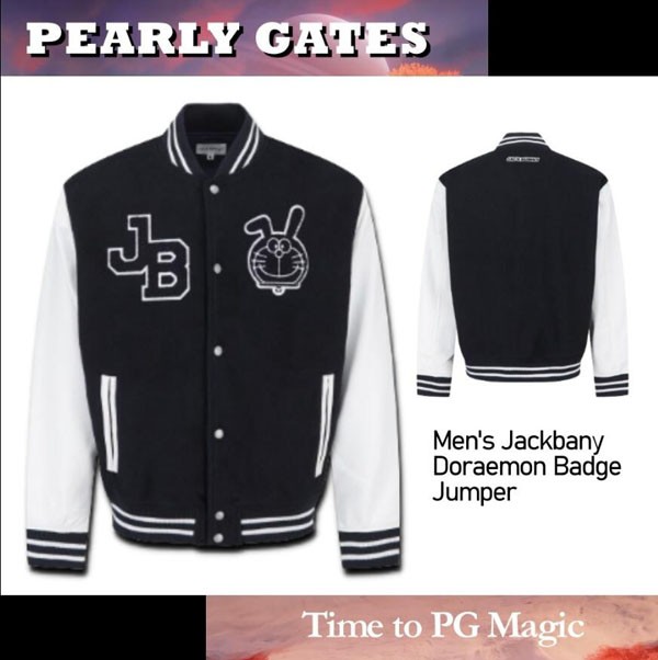 パーリーゲイツ 偽物 メンズ ジャックバニー ドラえもん ジャンパー 24040202