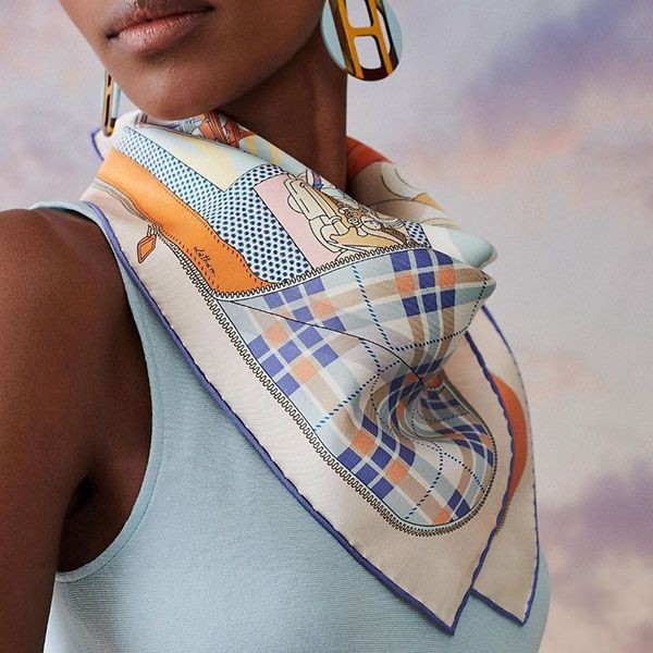 エルメス カレ 90 スカーフ フォーブルトロピカルw24043048