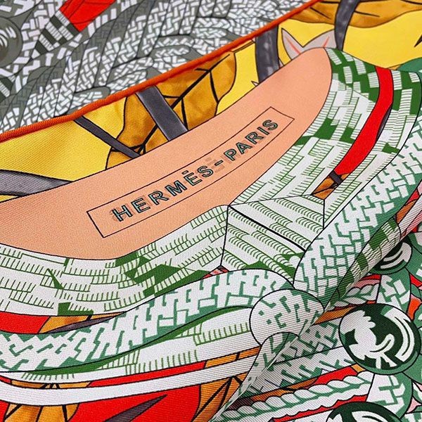 エルメス カレ 90 スカーフ フォーブルトロピカルw24043051