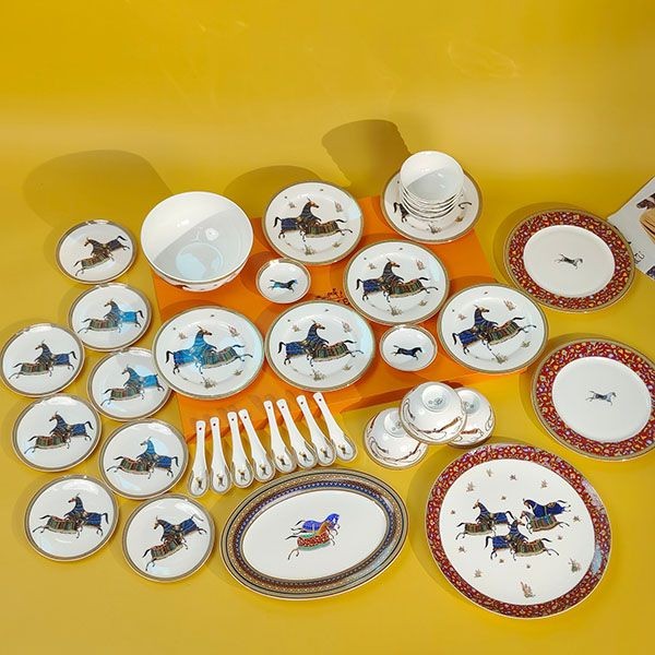 エルメス Cheval dOrient ベジタブル皿 逸品w24043053