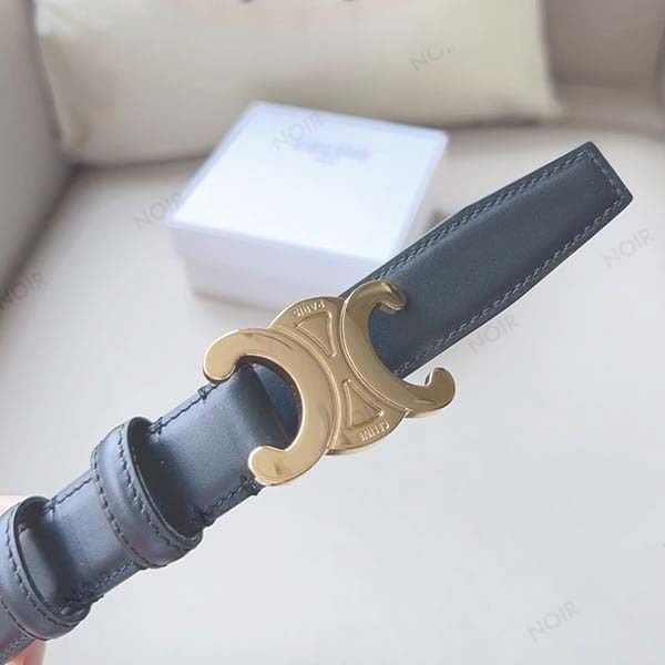 セリーヌ スモール トリオンフ ベルト コピー トリヨンレザー 45AX63A01 45AK93A01 幅2.5cm