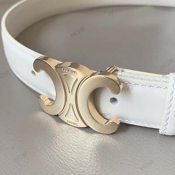 セリーヌ スモール トリオンフ ベルト コピー トリヨンレザー 45AX63A01  45AK93A01  幅2.5cm