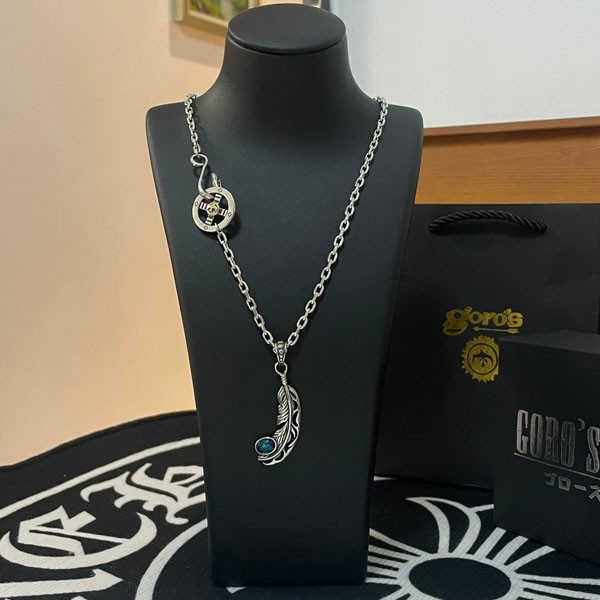 上品 ゴローズ スーパーコピー ネックレス フェザー 24050904