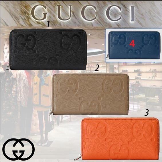 早い者勝ち♪グッチ ジャンボGG ジップアラウンドウォレット 偽物 4色 739484AABY0