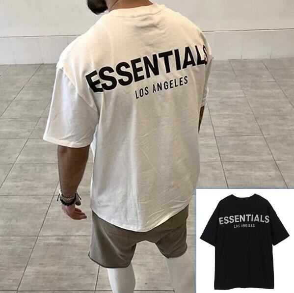 エッセンシャルズ tシャツ 偽物 LA限定 リフレクターロゴＴシャツ 2色 21061810