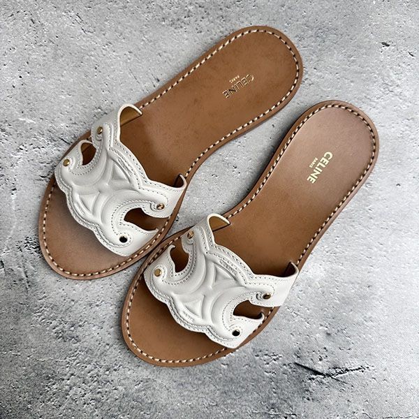 セリーヌ トリオンフ ミュール フラットサンダル w24050207