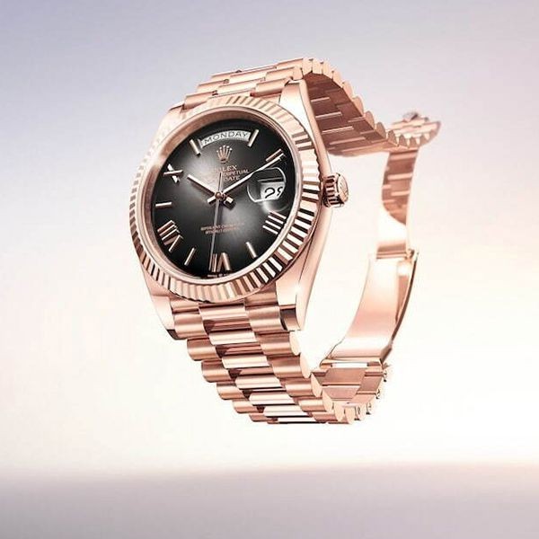 最新でオシャレロレックス デイデイト 40 コピー☆18ctエバーローズゴールド228235