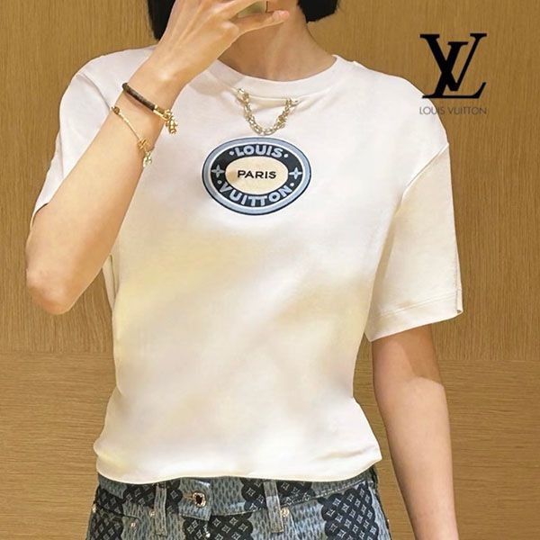 ルイヴィトン LVパッチTシャツ 1AFPFZ