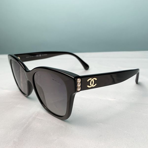 エレガント＆キュート即発 シャネル スクエア シェイプ サングラス 偽物 ロゴパール付 5482HC622