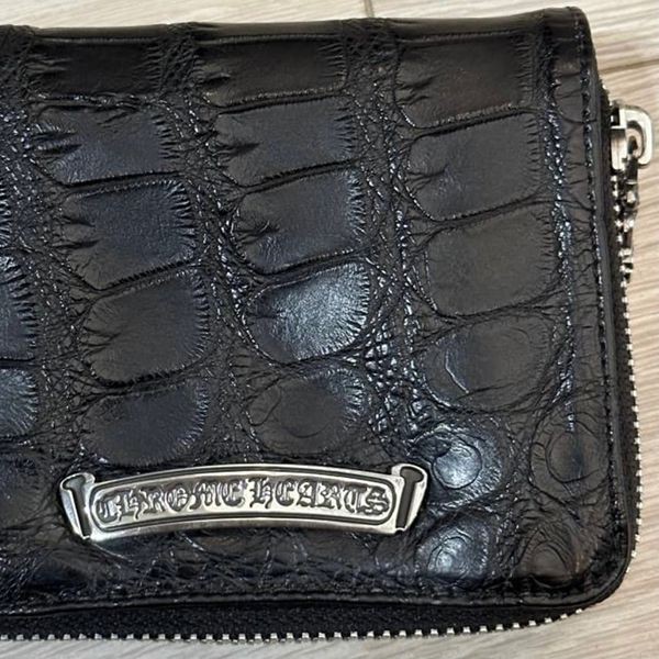 おすすめクロムハーツ ウォレット コピークロコ アリゲーター 財布ch6129
