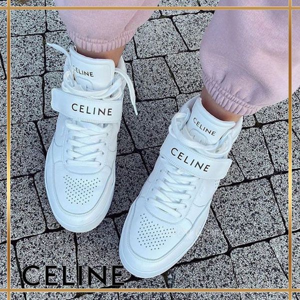 セリーヌ ハイスニーカー 激安 ストラップ付き 345013338C.01OP