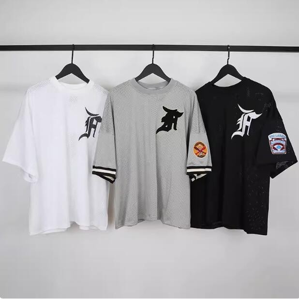 フィアオブゴッド メッシュ tシャツ 激安 3色 W24072301