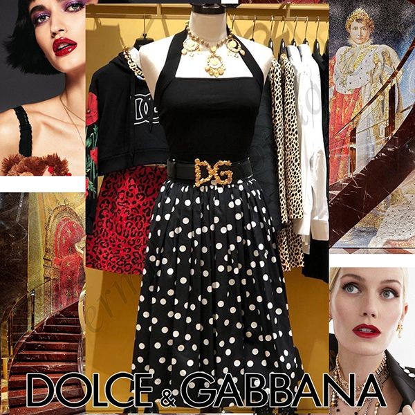 人気アイコン！即発送ドルチェ&ガッバーナ ドット スカート スーパーコピー ブラックdg071318