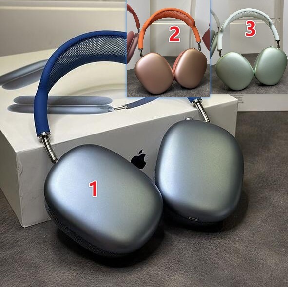 AirPods Max 偽物 アップル ワイヤレスヘッドホン★ブルー 3色 24081201