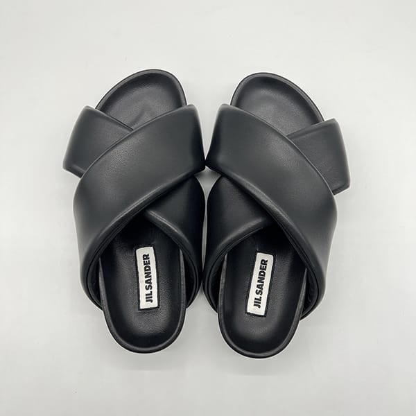 ジルサンダー コピー クロスストラップスライド サンダル 2色 j32wp0001p5810001
