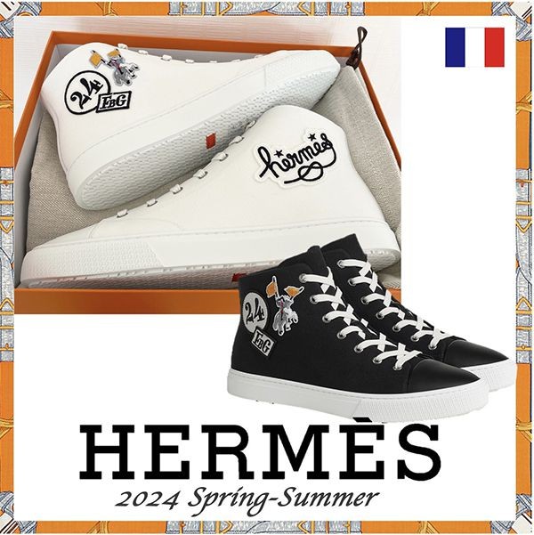 エルメス フランス本店より◆スニーカー 偽物《illico》h241914zh90