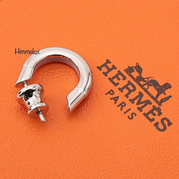 自然で可愛い☆【エルメス】 シングルピアス コピー《サボット》 sabot メタル 馬蹄型h08031