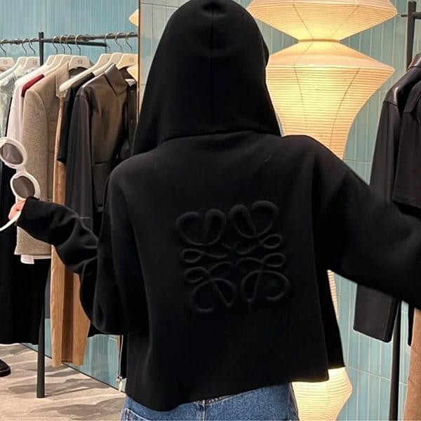 ロエベ アナグラム フードジップパーカー スーパーコピー s359y16k42