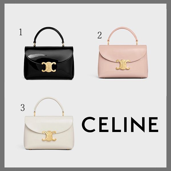 セリーヌ nino コピー ティーン パテント カーフスキンバッグ 118113fyj.38no