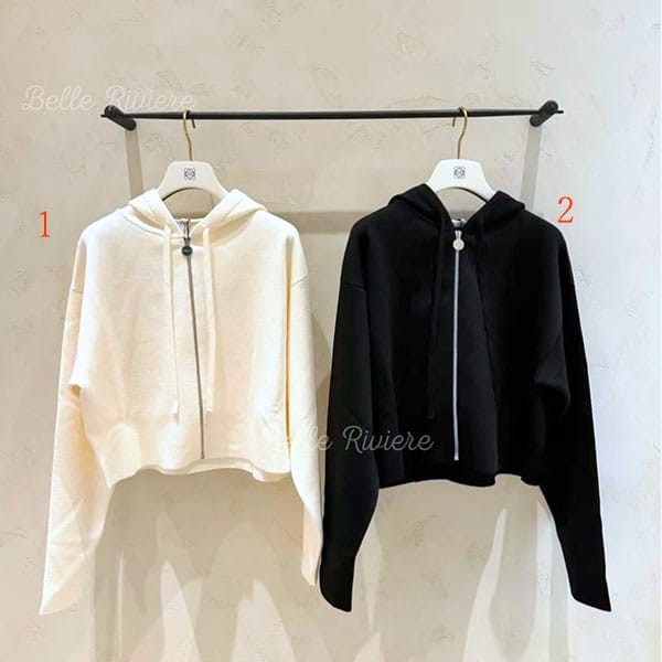 ロエベ アナグラム フードジップパーカー スーパーコピー s359y16k42