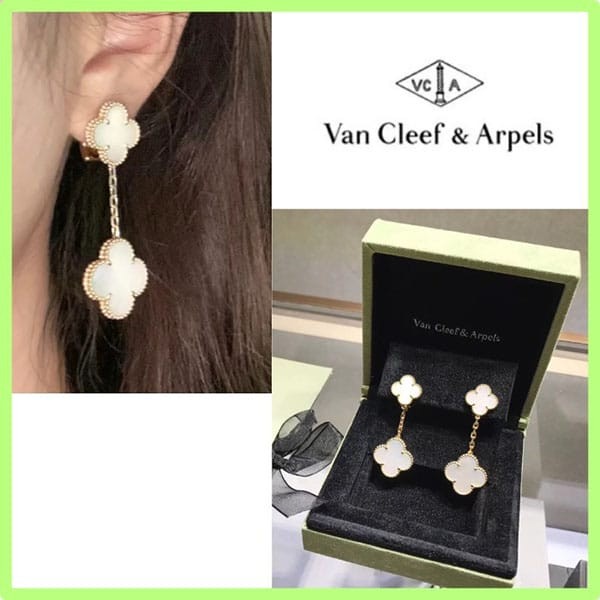 ヴァンクリーフ マジック n級品 アルハンブラ イヤリング vcard78800