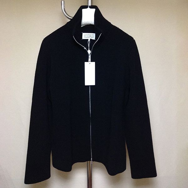 ドライバーズニット マルジェラ 偽物☆ブラック&ブルー si1ha0013