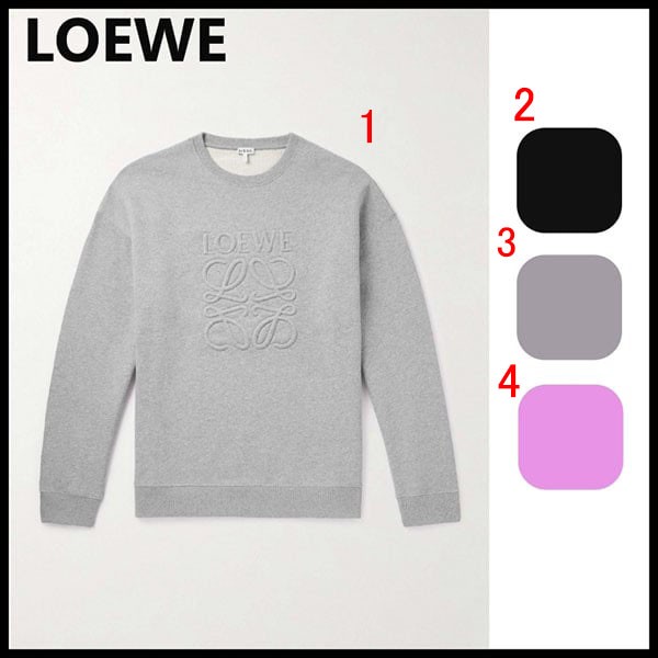 ロエベ リラックスフィット スウェットシャツ コットン h526y24x32