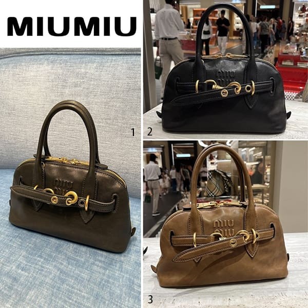 ミュウミュウ アバンチュール トップハンドルバッグ 偽物 3色 f0316vooo