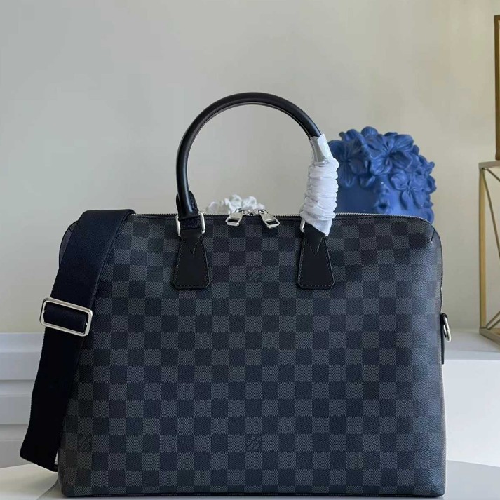 人気 ルイヴィトン ダミエ 偽物 男性 ビジネスバッグ 紳士 3点 24100902