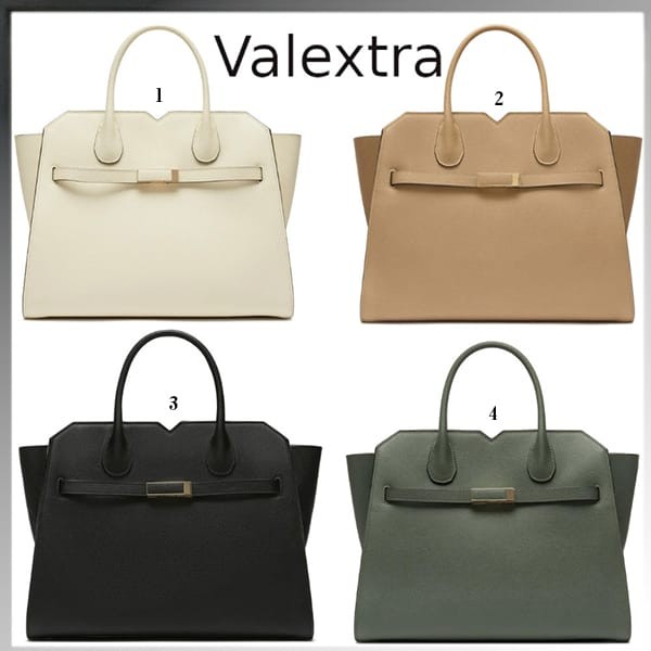 【万能でかわいい♡】ヴァレクストラ 偽物 ミラノ ミディアム ツーハンドルバッグ 4色 vt00001
