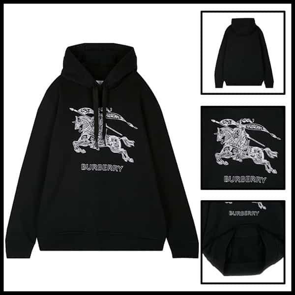 バーバリー エンブロイダリーekdコットンフーディー 8072776