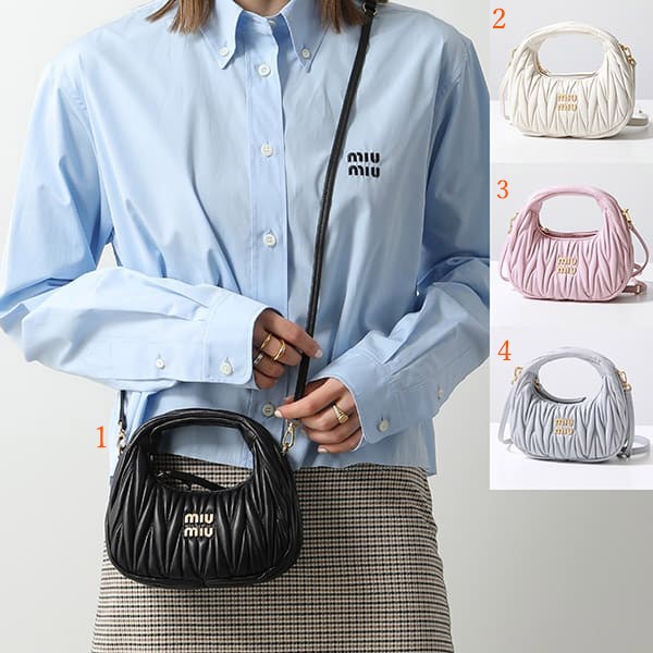 NEWカラー完売必須ミュウミュウ バッグ n級品 ワンダー matelasse マテラッセ 5bp078 n88