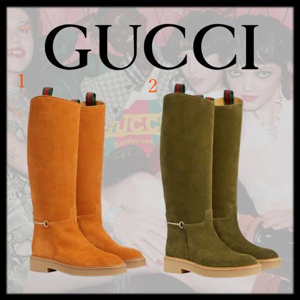 グッチ スリム ホースビット ウィメンズ ブーツ コピー 806739 ch000 2176