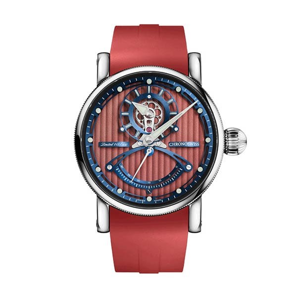 【スタイリッシュ♪】クロノスイス レセック マニュファクチュール バーティカルレッド ch-6923t.1-ardb