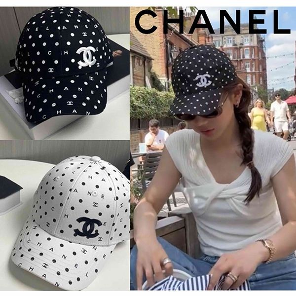 シャネル キャップ 偽物 ccロゴ《散りばめられたロゴにキュン♡》cc092711