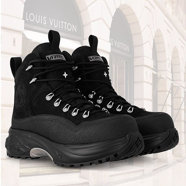 【セレブ多数愛用】ルイヴィトン ディスカバリー・ライン アンクルブーツ 1acfch