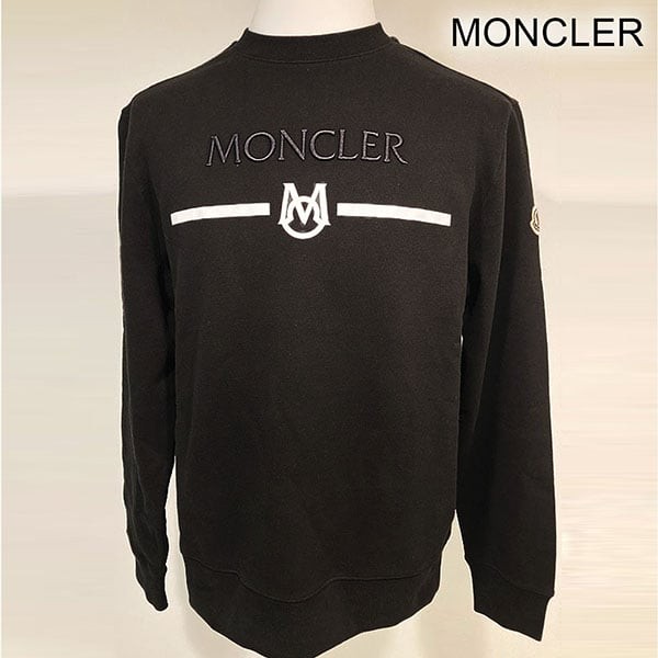 モンクレール ロゴ スウェットシャツ n級品 長袖 コットン j10918g00074899wc999